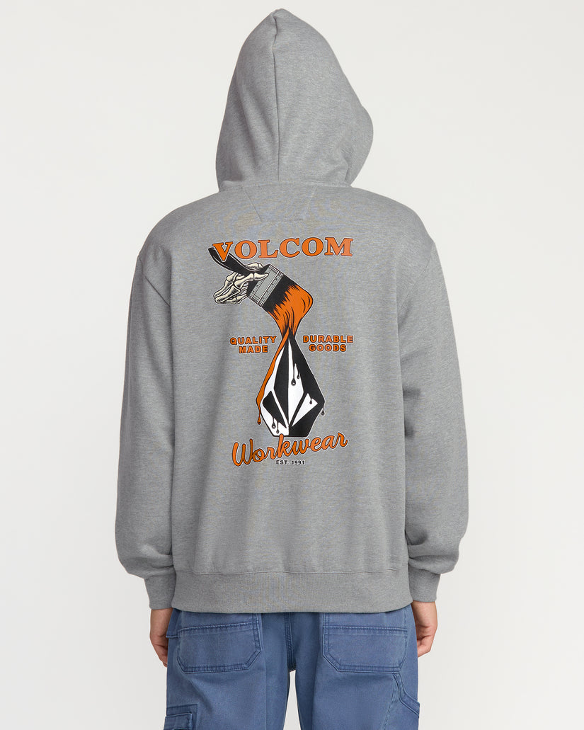 Workwear Hoodie - Heather Grey