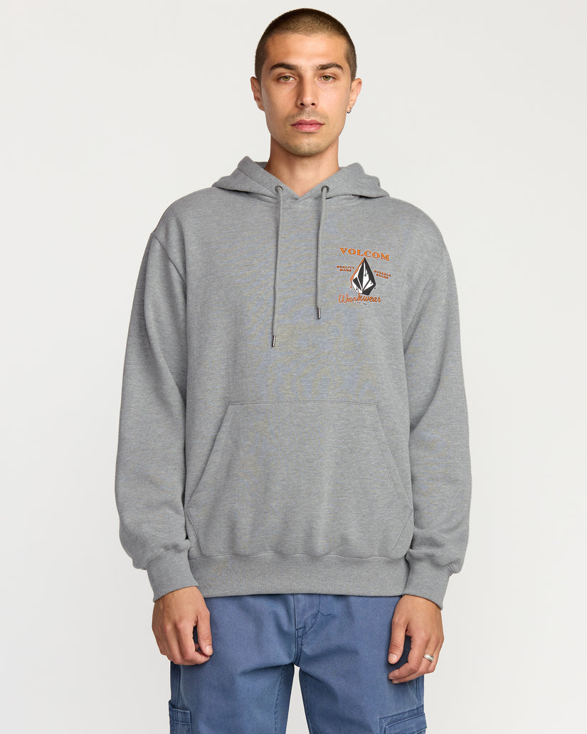Workwear Hoodie - Heather Grey