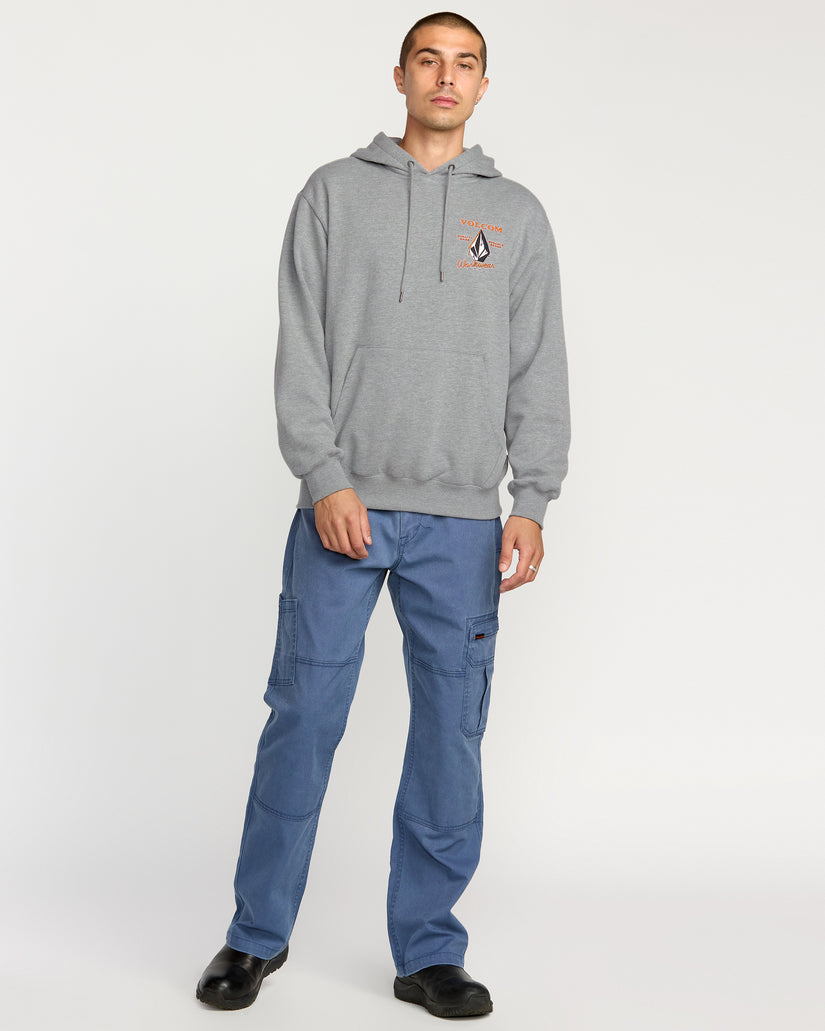 Workwear Hoodie - Heather Grey