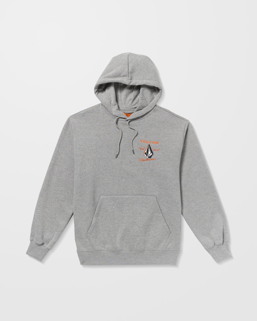 Workwear Hoodie - Heather Grey