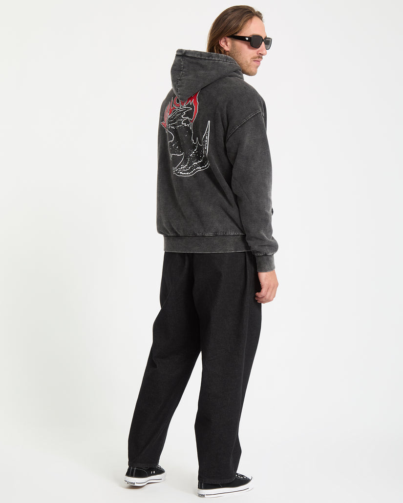 Nightwasher Hoodie - Light Acid Black