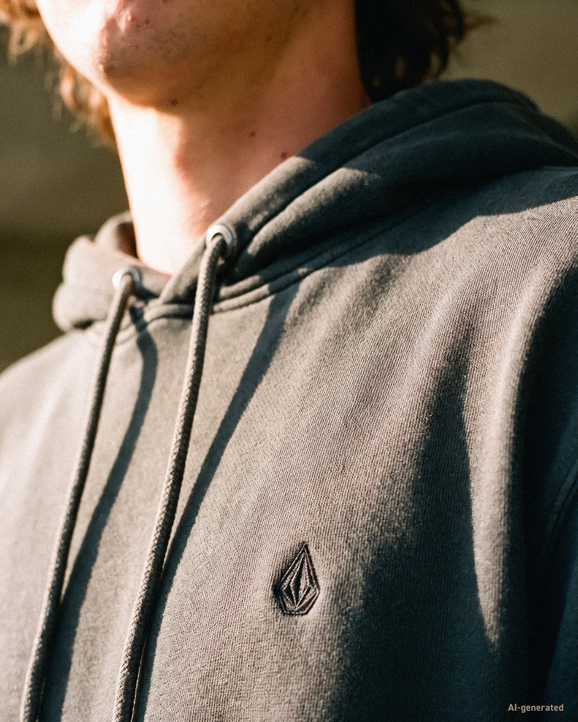 Single Stone Hoodie - Rinsed Black