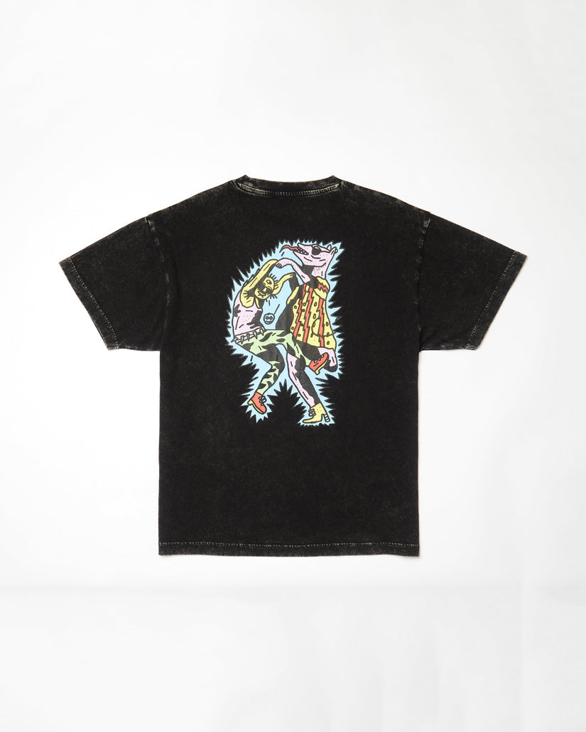 Bob Mollema 1 T-shirt - LIGHT ACID BLACK