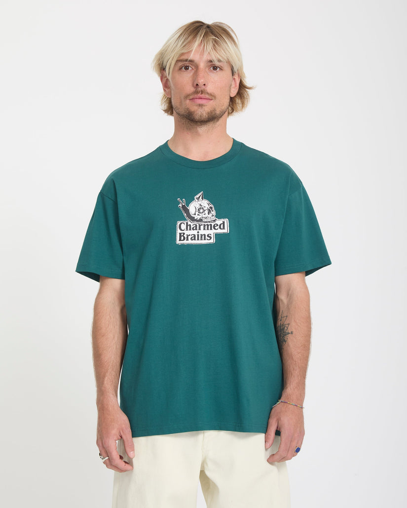 Charmed Brains T-Shirt - Rifle Green
