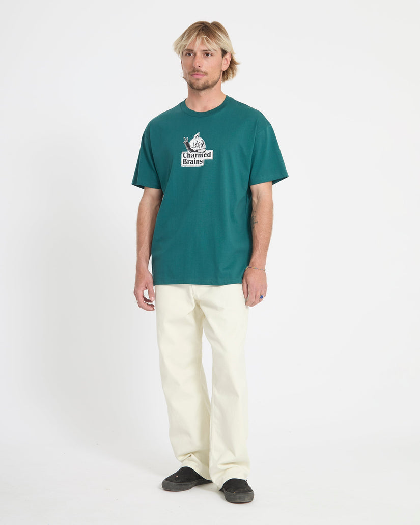 Charmed Brains T-Shirt - Rifle Green