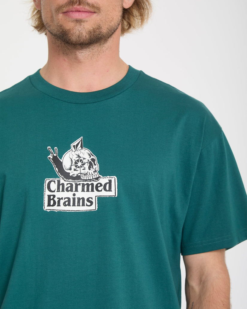 Charmed Brains T-Shirt - Rifle Green