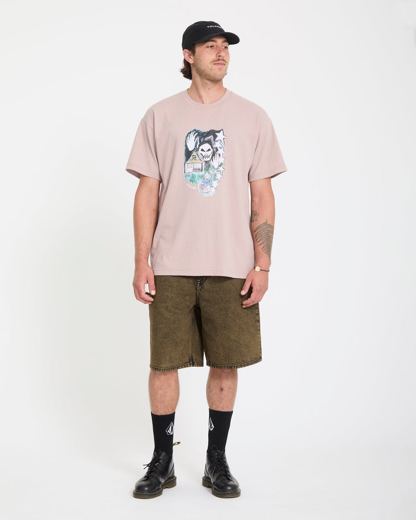 Issam Auptel T-Shirt - Bark Brown