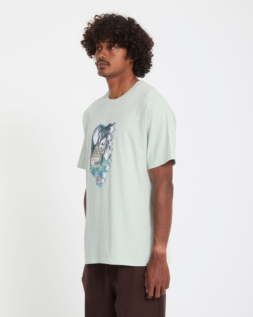 Issam Auptel T-Shirt - Pale Aqua