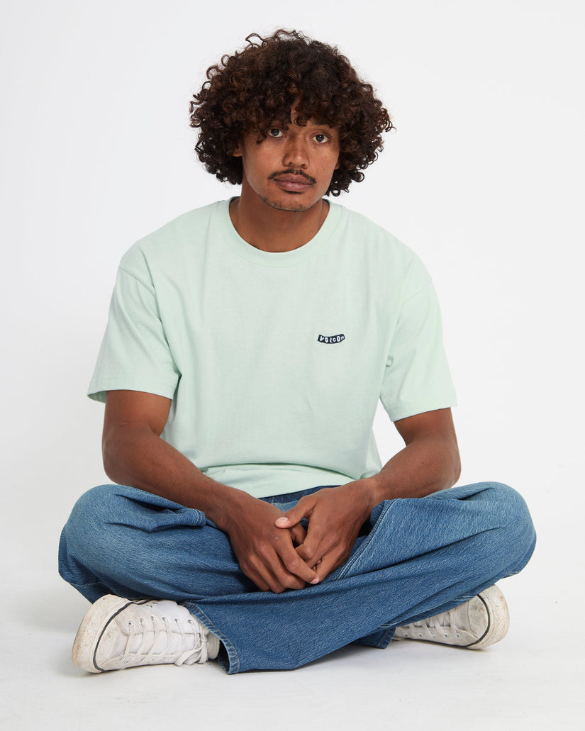 Pistol Stone T-Shirt - Pale Aqua