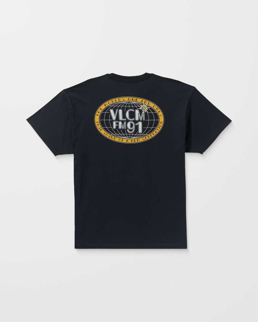 Tune In T-Shirt - Antique Black