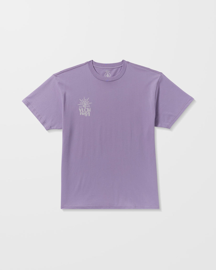 Tune In T-Shirt - Purple Ash