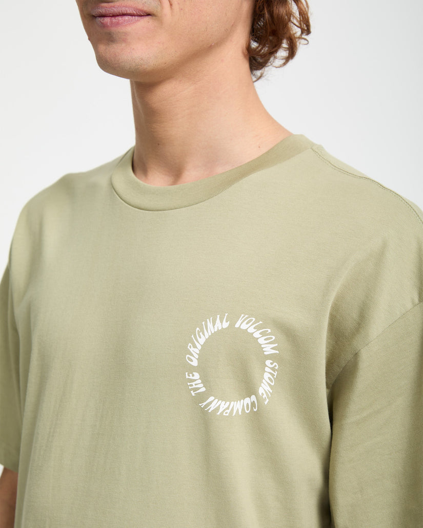 Round Out T-Shirt - Green Tea
