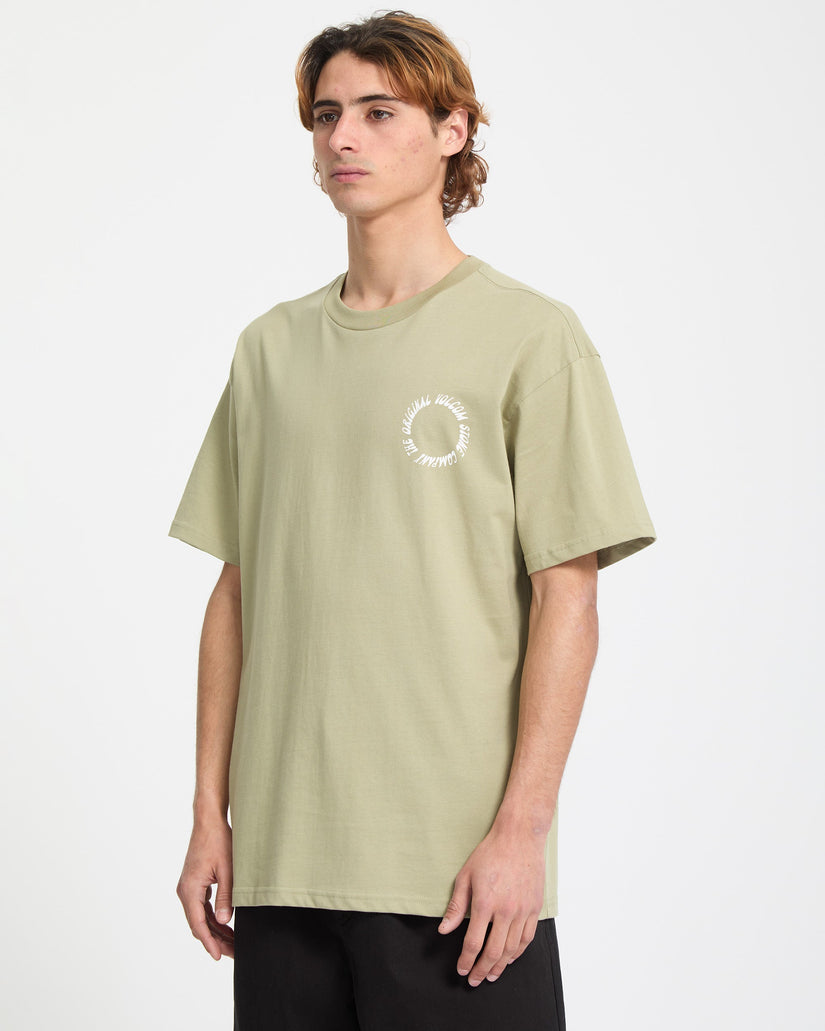 Round Out T-Shirt - Green Tea