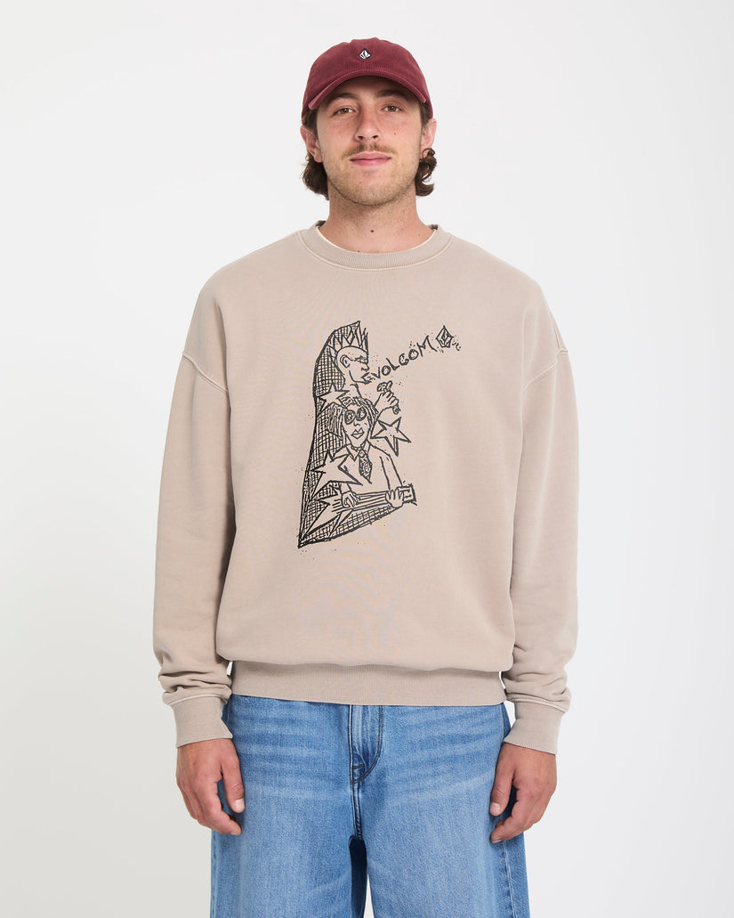Issam Auptel Sweatshirt - Bark Brown