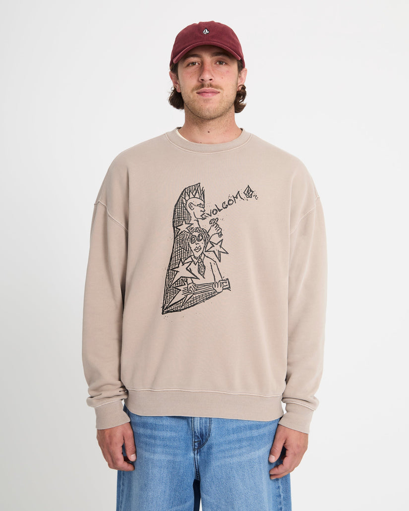 Issam Auptel Sweatshirt - Bark Brown