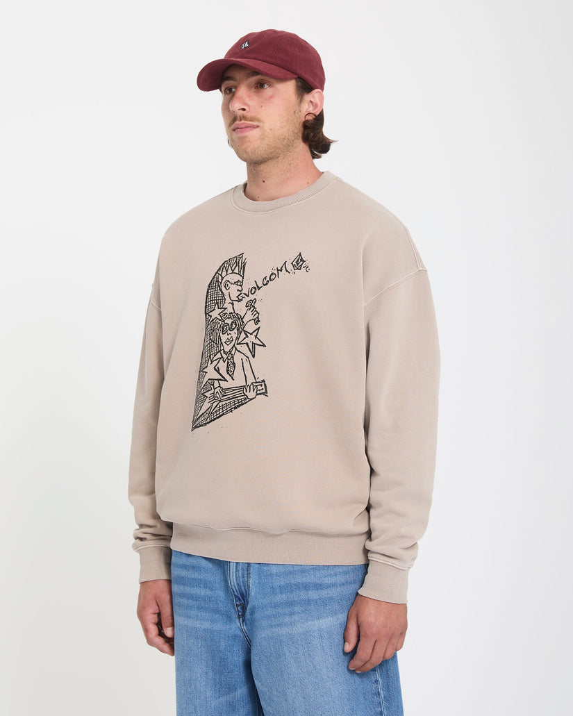 Issam Auptel Sweatshirt - Bark Brown
