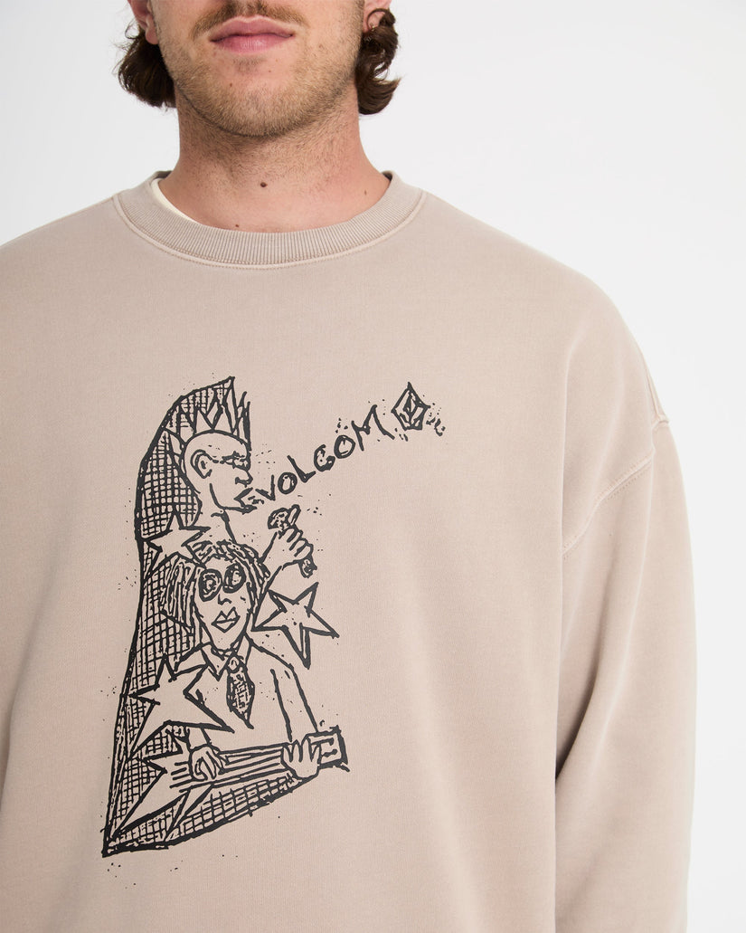 Issam Auptel Sweatshirt - Bark Brown