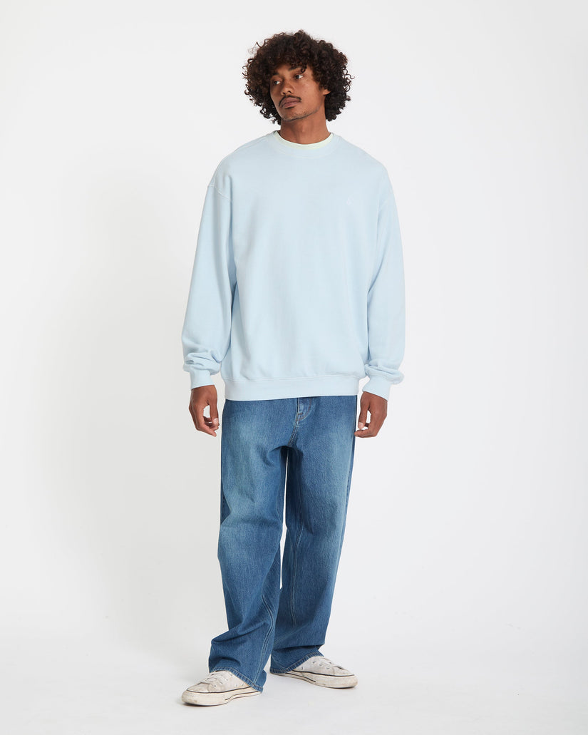 Single Stone Sweatshirt - Light Blue Acid