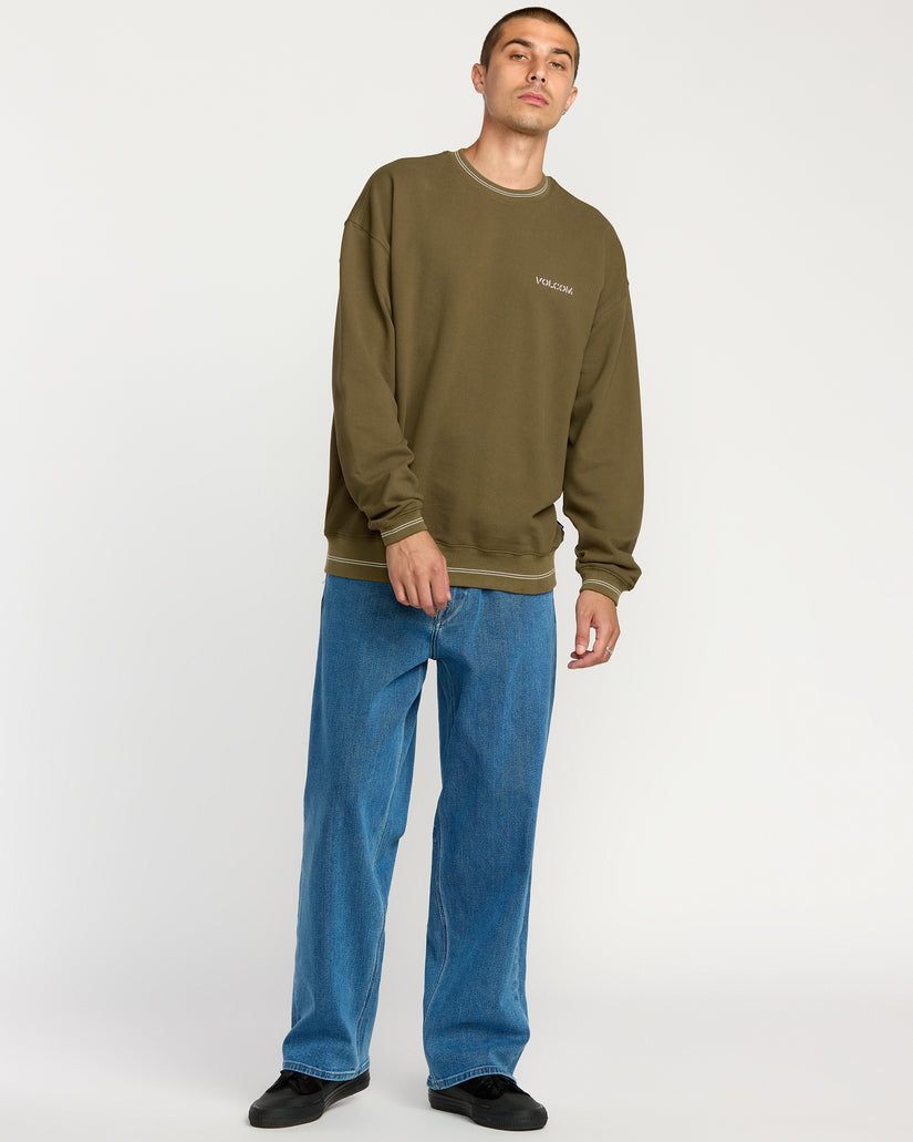 K Stone Sweatshirt - Sage Leaf