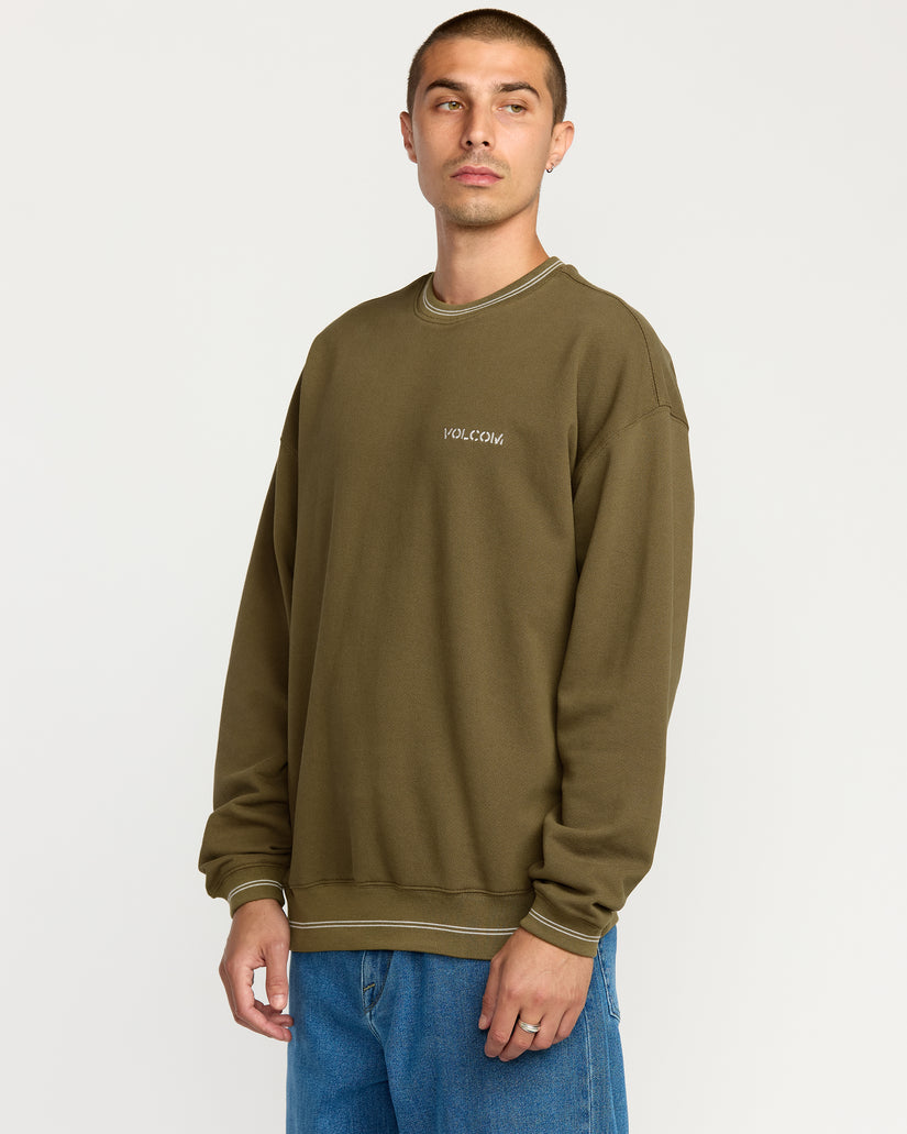 K Stone Sweatshirt - Sage Leaf