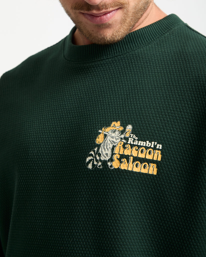 Racoon Sweatshirt - Scarab