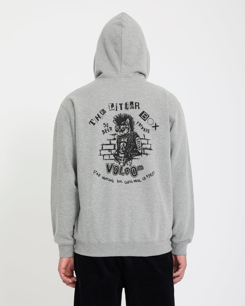 Catastrophy Zip Hoodie - Heather Grey