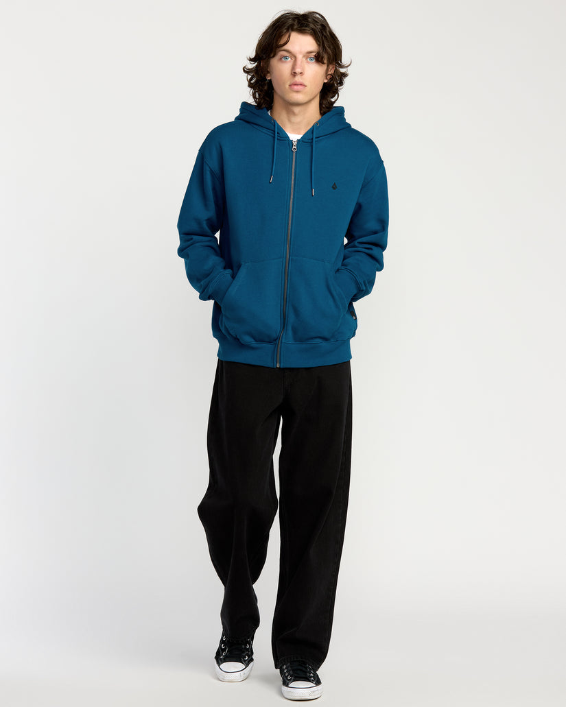 Single Stone Kapuzenjacke - Cosmic Blue