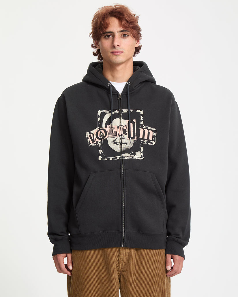 Stick Stoner Kapuzenjacke - Antique Black