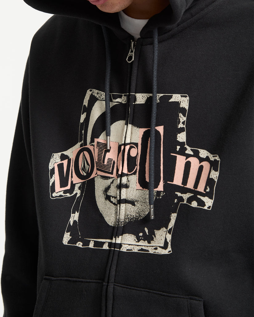 Stick Stoner Kapuzenjacke - Antique Black