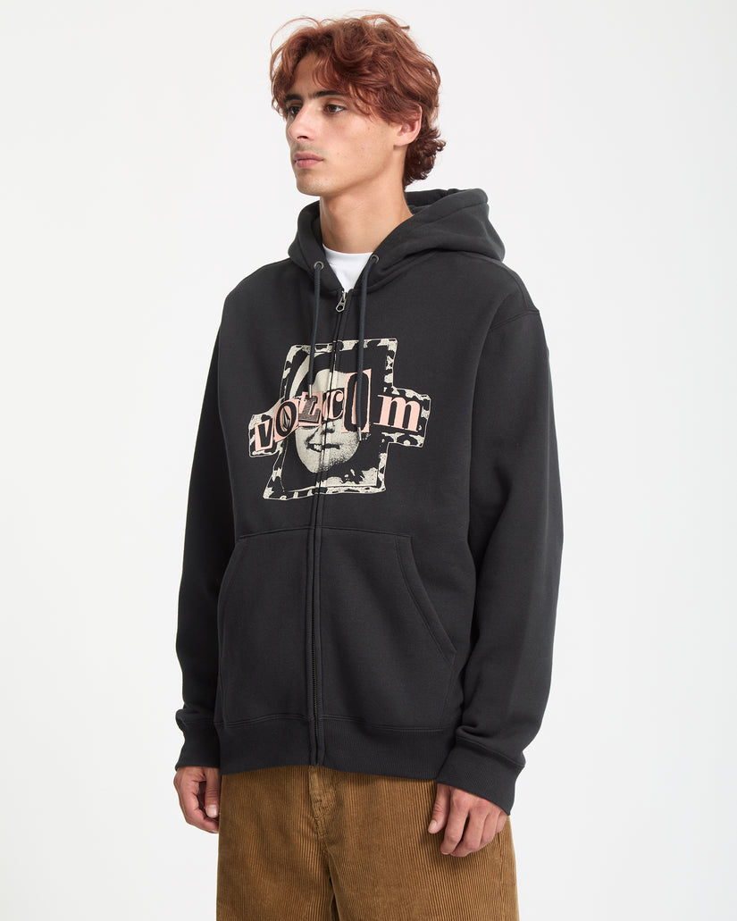 Stick Stoner Kapuzenjacke - Antique Black