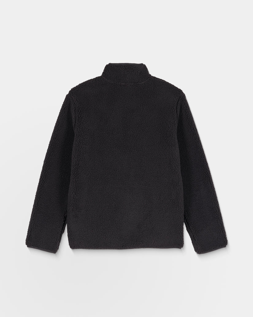 Storm Stone Zip Sherpa Jacke - Asphalt Black