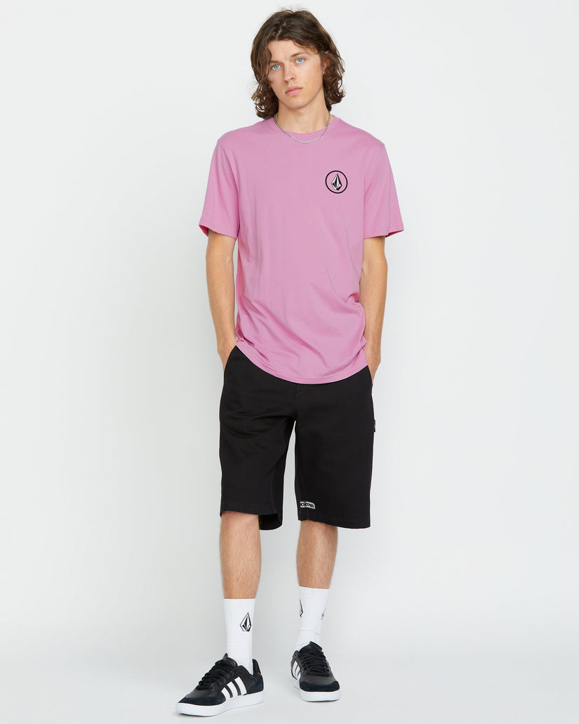 Iconic Stone T-shirt - STEEL PURPLE