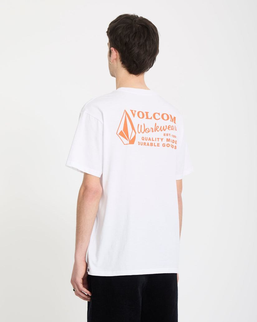 Workwear T-Shirt - White Combo