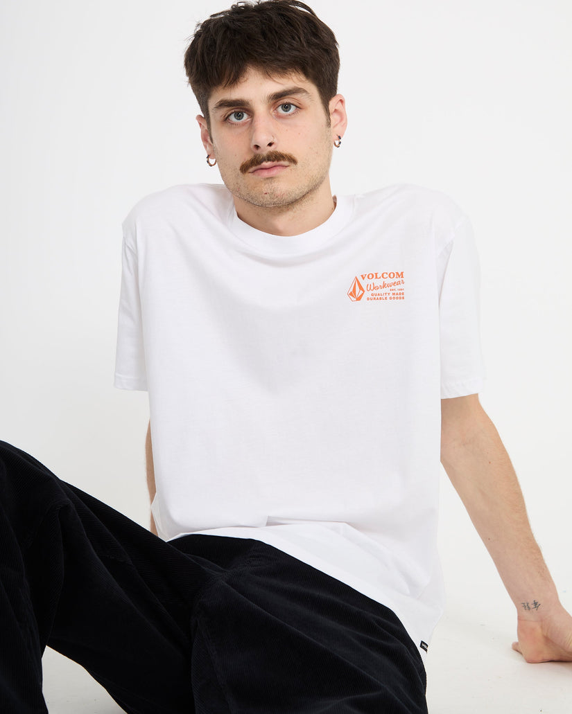 Workwear T-Shirt - White Combo