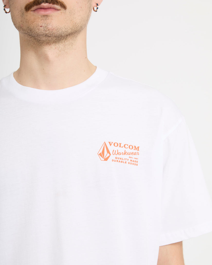 Workwear T-Shirt - White Combo
