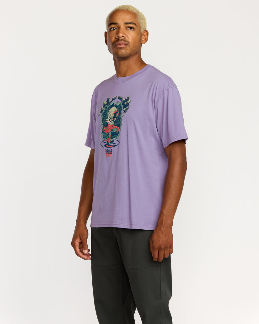 Stone Matter T-Shirt - Purple Ash