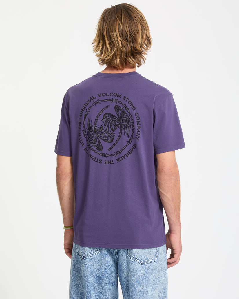 Circlepalm T-Shirt - Dark Purple
