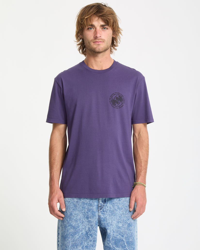 Circlepalm T-Shirt - Dark Purple