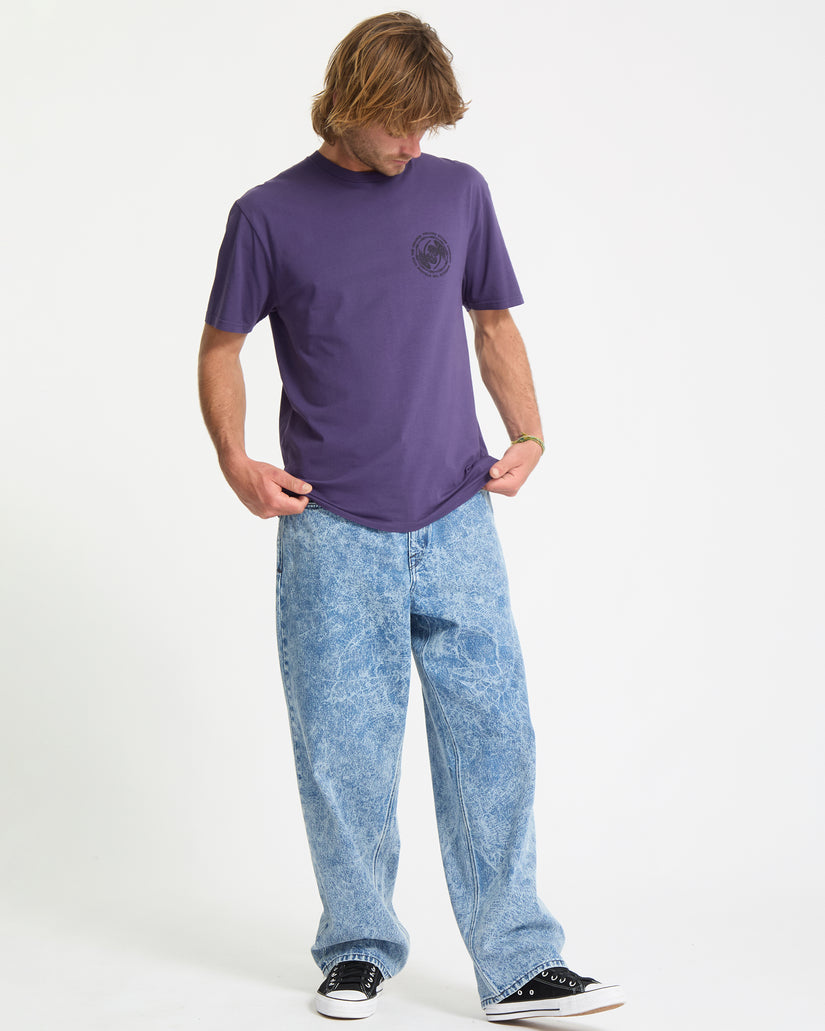 Circlepalm T-Shirt - Dark Purple