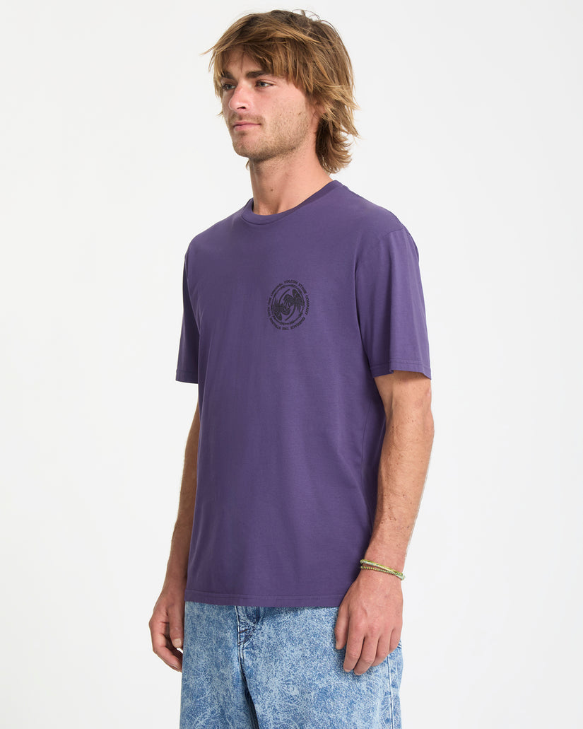 Circlepalm T-Shirt - Dark Purple