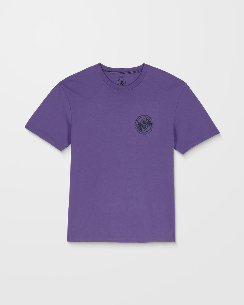 Circlepalm T-Shirt - Dark Purple