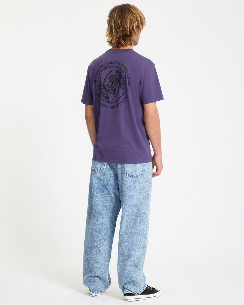 Circlepalm T-Shirt - Dark Purple