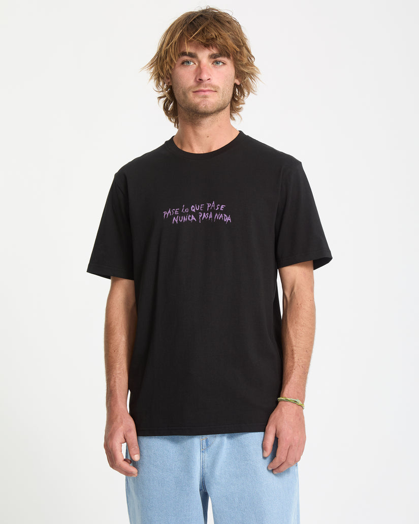 Nunca Pasa T-Shirt - Black
