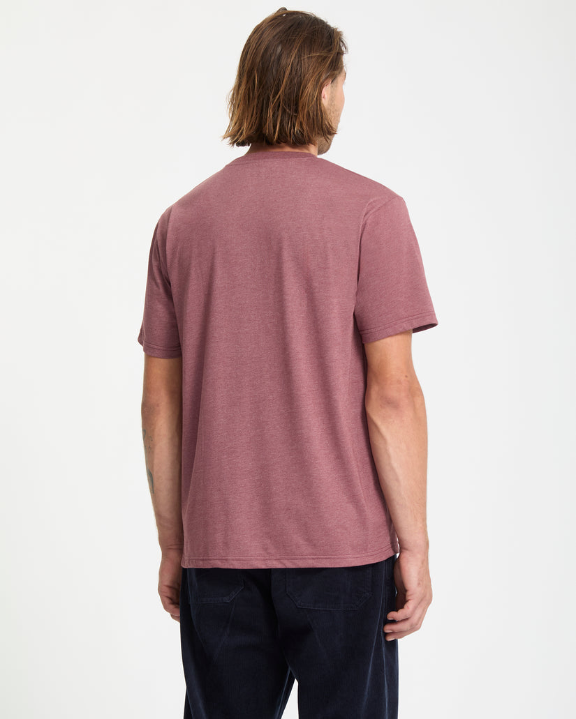 Circle Blanks T-Shirt - Merlot