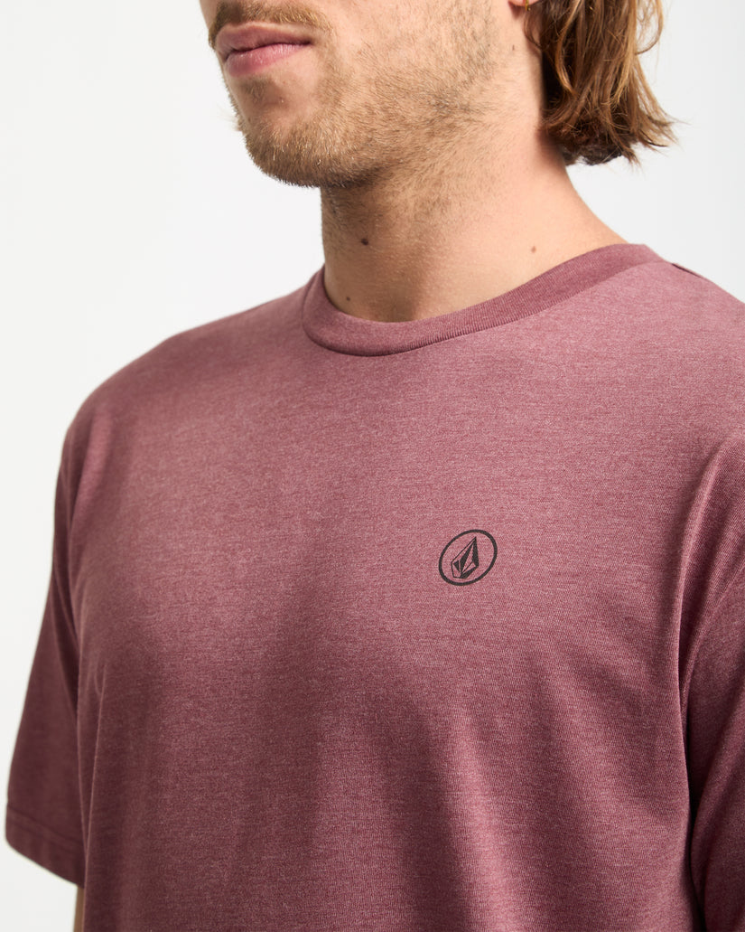 Circle Blanks T-Shirt - Merlot