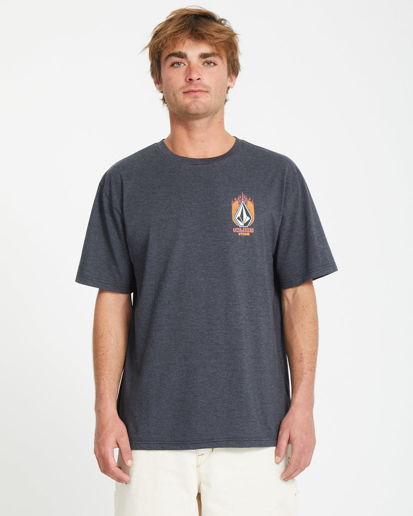 Draggin Stone T-shirt - HEATHER BLACK