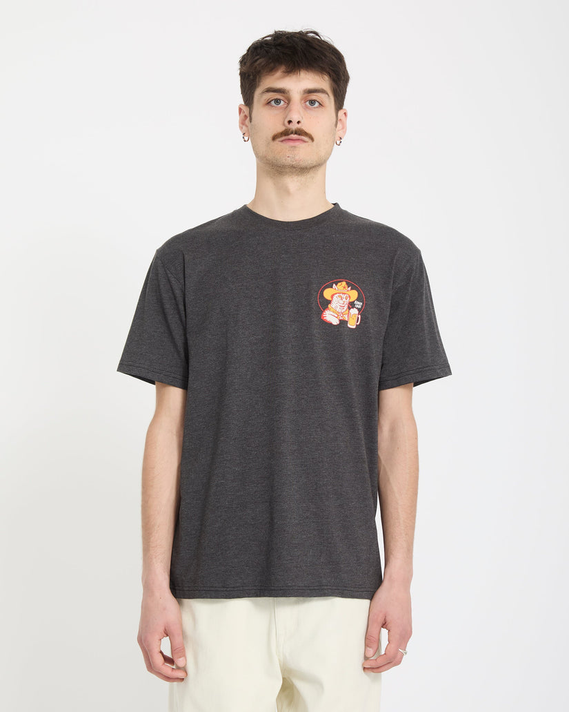 Meowdy T-Shirt - Heather Black