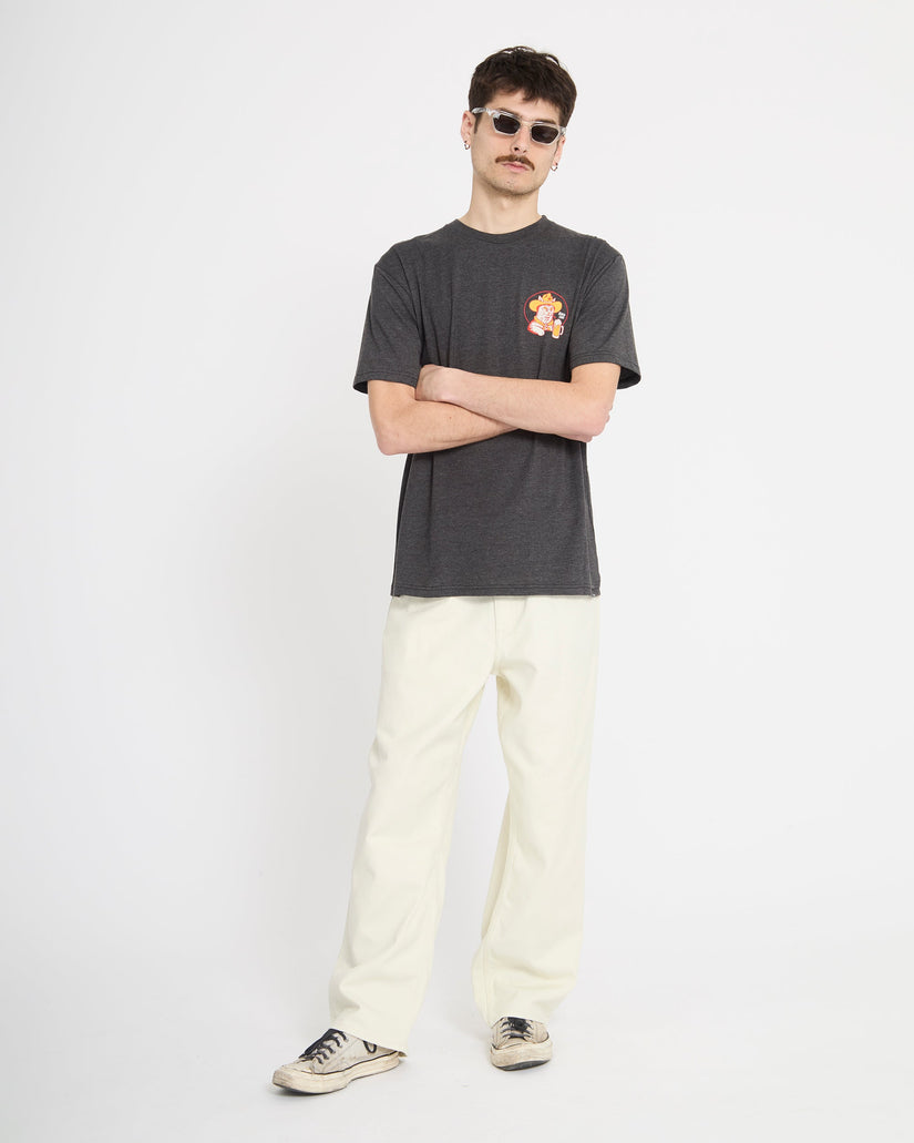 Meowdy T-Shirt - Heather Black