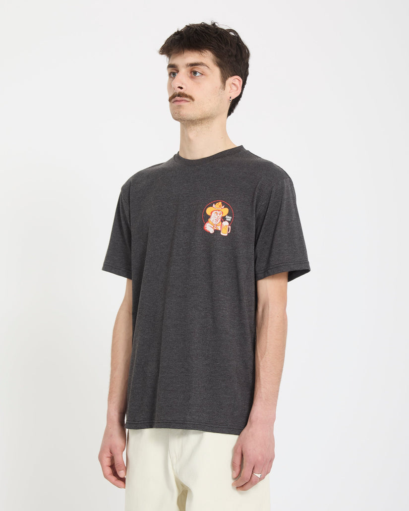 Meowdy T-Shirt - Heather Black