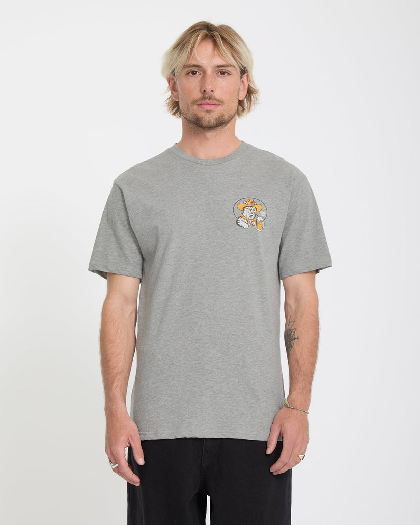 Meowdy T-Shirt - Heather Grey